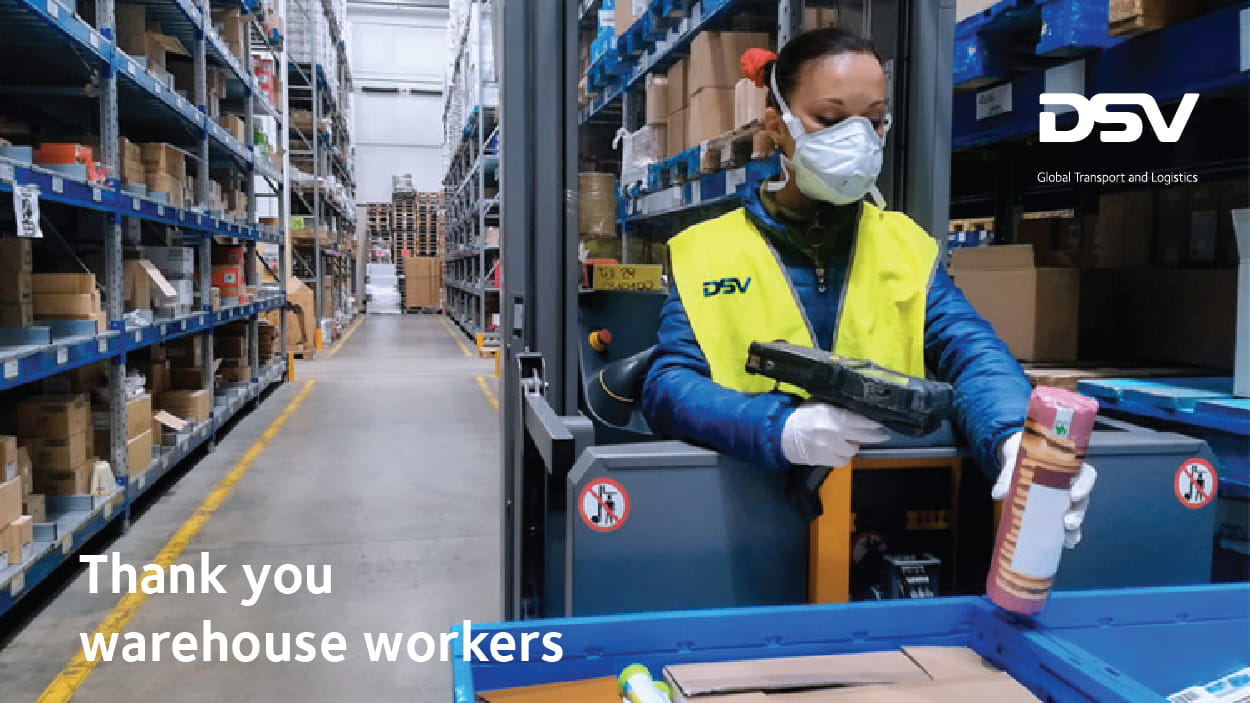 thank you warehouse workers